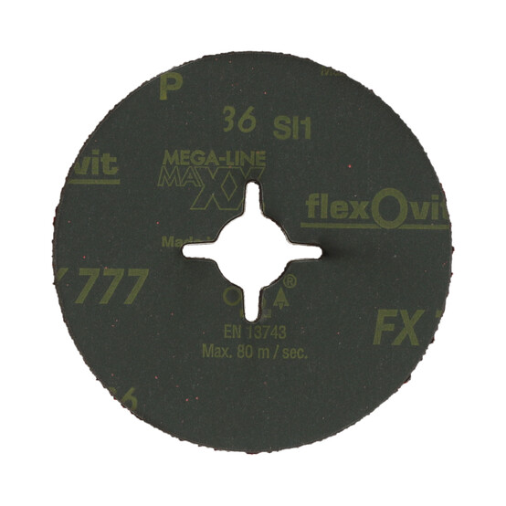 Disques fibre Flexovit-FX777-125x22