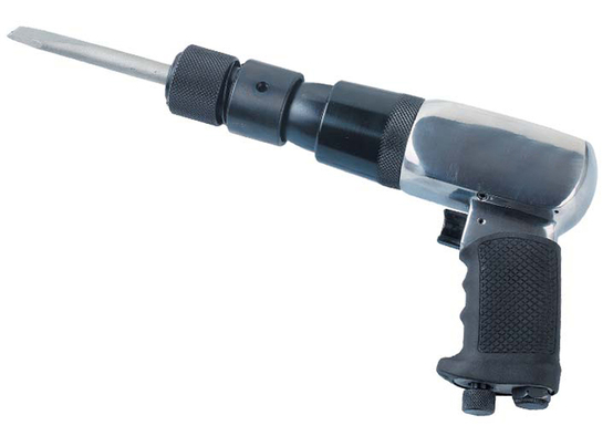 Pistolet burineur basses vibrations emmanchement rond - 10,2 mm - Super Pro avec 1 retenue rapide H0045S et 1 burin 910