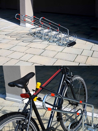 Kit de 3 bras d'accroche assemblable sur porte vélos URBANY