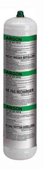 Bouteille 1L argon non rechargeable